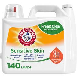 Arm & Hammer 140 Oz Sensitive Skin Free Clear Liquid Laundry Detergent
