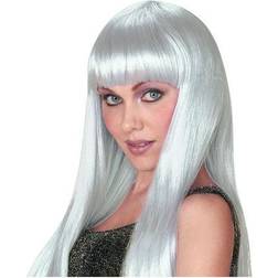 Amscan Electra wig glow dark rave fancy dress up halloween adult costume accessory