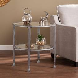 Holly & Martin Jaymes Metal/Glass Round Small Table