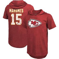 Fanatics Men's Patrick Mahomes Red Kansas City Chiefs Player Name & Number Tri-Blend Hoodie T-Shirt