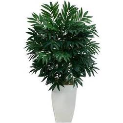 Nearly Natural P1611 3 Bamboo Palm with Metal Artificial Plant