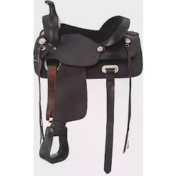 King Series Pleasure Trail Saddle 16inch - Black