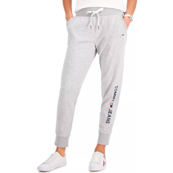 Tommy Jeans Logo Jogger Pants Women - Stone Grey Heather