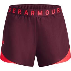 Under Armour Women's Play Up 3.0 Shorts - Dark Maroon/Beta