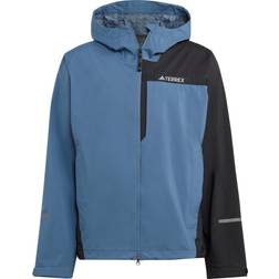 Adidas Men's Terrex Multi Rain.Rdy 2.5-Layer Rain Jacket - Wonder Steel