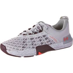 Under Armour Men's TriBase Reign Training Shoes White Clay Deep Red Beta