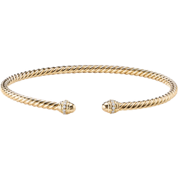 David Yurman Cablespira Bracelet - Gold/Diamonds