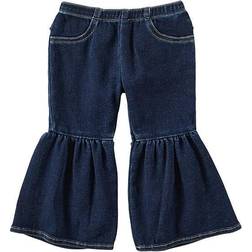 Wrangler toddler girls' dark wash flare pants 112321494-tdlr