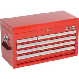 Global Industrial 25-15/16" x 12-1/16" x 14-3/4" 6 Drawer Red Tool Chest