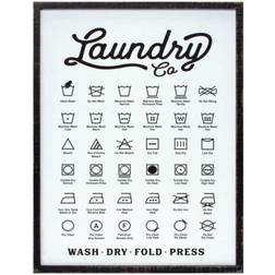 Melrose Wood Laundry Sentiment Sign