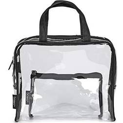 Basics 2- Piece Clear PVC Weekender Set