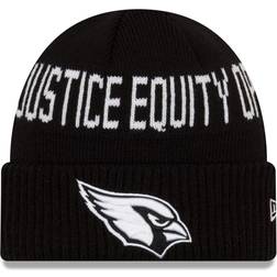 New Era Men's Black Arizona Cardinals Team Social Justice Cuffed Knit Hat
