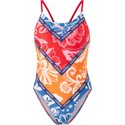 Adidas X Farm Rio Swimsuit - Vivid Red/Bliss Pink