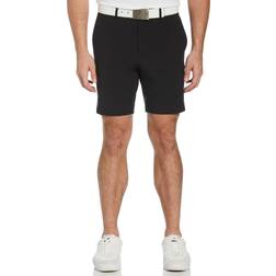 Original Penguin Men's Pete Performance Golf Shorts in Caviar Black, 42, Polyester/Repreve Caviar Black