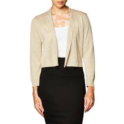 Calvin Klein Women's Metallic-Detailed Shrug Gold