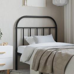 vidaXL Metal Black Headboard