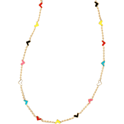 Kendra Scott Haven Heart Strand Necklace - Gold/Multicolour