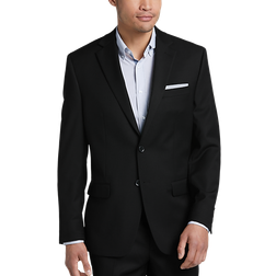 Michael Strahan Classic Fit Suit Separates Coat - Black Solid