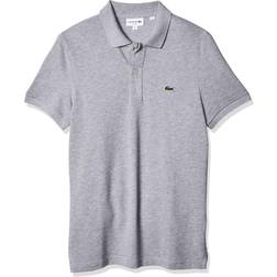 Lacoste Men's Signature Polo Shirt SILVER CHINE