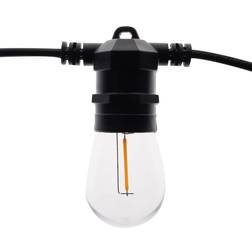 LightsOn Cozy Black Lysslynge 10 Lamper