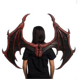 The ultimate red dragon wings