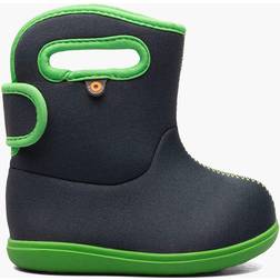 Bogs Baby II Solid Toddler Rain Navy/Green Toddler Toddler