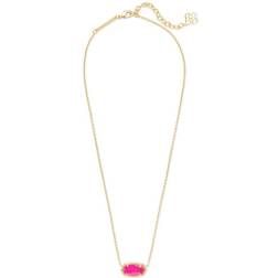 Kendra Scott Elisa Pendant Necklace - Gold/Pink