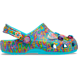 Crocs Kid's Classic Lisa Frank Clog - Digital Aqua/Multi