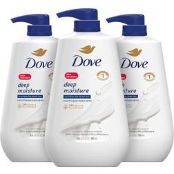 Dove Deep Moisture Body Wash 30.6fl oz 3-pack