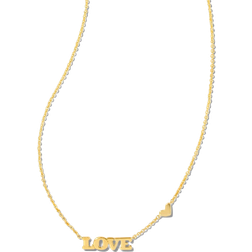 Kendra Scott Love Pendant Necklace - Gold
