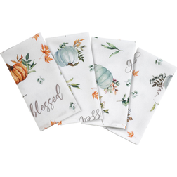 Avanti Grateful Patch 18" Set Cloth Napkin Beige (50.8x)