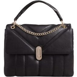 Ted Baker Puffer Quilted Leather Shoulder Bag - Black