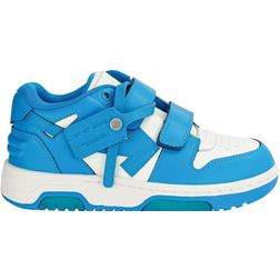 Off-White Kid's Out of Office Touch Strap Sneakers - Blue/White