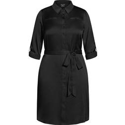 City Chic Elle Dress Plus Size - Black