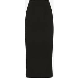 Dolce & Gabbana Virgin wool pencil skirt black