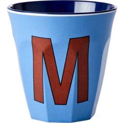 Rice Bluish Colors Melamin Alphabet Cup M melamin M