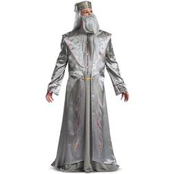 Disguise Harry Potter Dumbledore Deluxe Erwachsenenkostüm, silber, 50-52