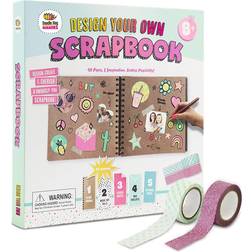 Design your own pink scrapbook, kids scrapbook kit, 40-page thick paper