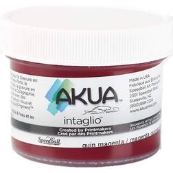 Akua Intaglio Water-Based Ink, 2-Ounce Jar, Quinacridone Magenta