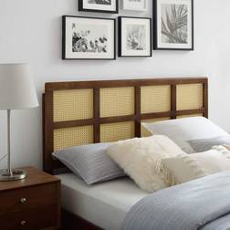 modway Luana Collection MOD-6198-WAL Cane Queen Headboard