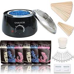 Branded Oakeer waxing kit hair removal wax warmer removal