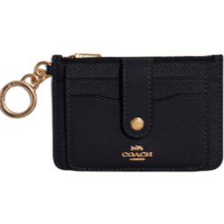 Coach Attachment Card Case - Gold/Midnight Navy