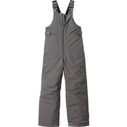 Columbia Girls' Snowslope II Insulated Ski Bib- Grey