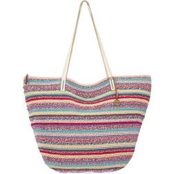 The Sak Faye Hand Crochet Tote - Eden Stripe