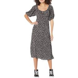 Billabong Women's True Romance Midi Dress - Black Pebble