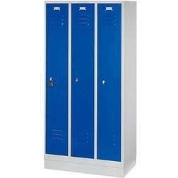 C+P Cupboard With Base Blue/Light Grey Kleiderschrank 90x180cm