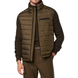 Andrew Marc Men's Gershwin Moto Vest - Green