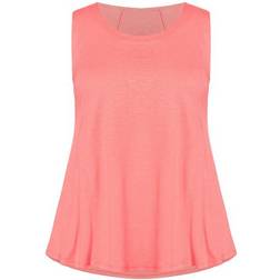 Avenue Fit N Flare Tank - Coral