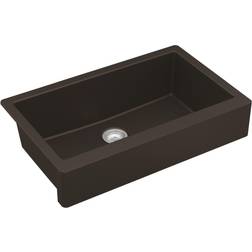 Karran Retrofit Farmhouse/Apron-Front Quartz Composite Sink