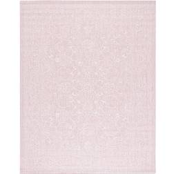 Safavieh Courtyard Pink, White 80.4x115.2"